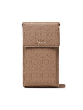 Calvin Klein Calvin Klein Θήκη κινητού Ck Must Phone Pouch Epi Mono K60K610659 Καφέ