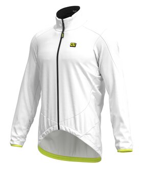 Alé Cycling Alé Cycling Kurtka przeciwdeszczowa Klimatik Guscio Light Pack Biały Relaxed Fit