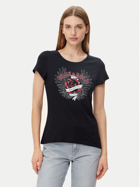 Morgan Morgan T-shirt 251-DREBEL Crna Regular Fit