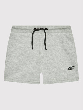 4F 4F Pantaloni scurți sport HJL22-JSKMD001 Gri Regular Fit