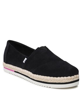 Toms Toms Espadrile Alpargata Platform Rope 10017831 Crna