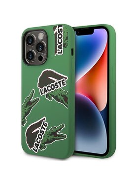 Lacoste Lacoste Etui na telefon iPhone 14 Pro Zielony