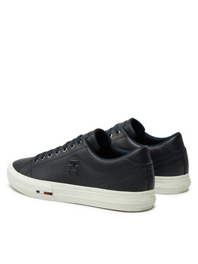 Tommy Hilfiger Tenisice Hi Vulc Street Patch Lth Luxe FM0FM05203 Tamnoplava