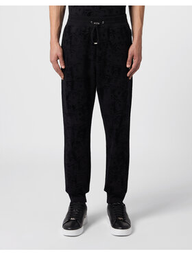 PHILIPP PLEIN PHILIPP PLEIN Spodnie dresowe 31095 Czarny Jogger Fit