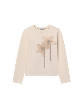 Mayoral Mayoral Majica 7017 Écru Regular Fit