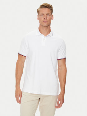 Tommy Hilfiger Tommy Hilfiger Polo Flag MW0MW35605 Bijela Regular Fit
