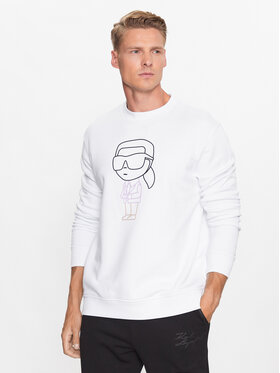 KARL LAGERFELD KARL LAGERFELD Sweatshirt 705400 533910 Blanc Regular Fit