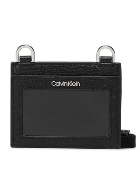 Calvin Klein Calvin Klein Kreditinių kortelių dėklas Minimal Hardwape Cardholder Sm K50K509608 Juoda