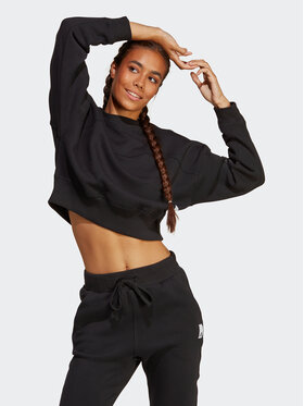 adidas adidas Jopa Lounge Fleece Sweatshirt HZ4379 Črna Loose Fit
