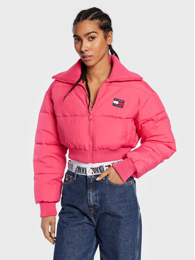 Tommy Jeans Tommy Jeans Pernata jakna Ultra DW0DW14938 Ružičasta Regular Fit