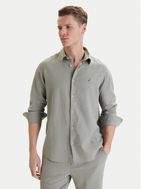 Nautica Nautica Cămașă W126-NAMST-1023-34X Verde Regular Fit