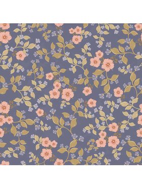 Dekornik Dekornik Tapeta Kwiaty Antique floral fantasy Fioletowy