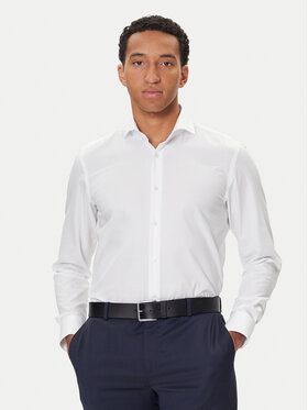 BOSS BOSS Koszula H-Hank 50550925 Biały Slim Fit