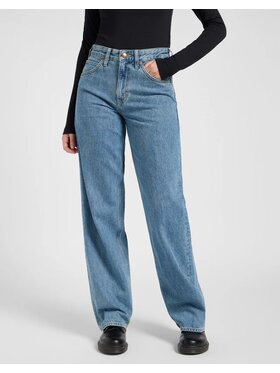 Lee Lee Jeansy RIDER LOOSE Niebieski Loose Fit