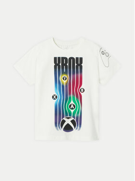 NAME IT NAME IT Marškinėliai XBOX 13232200 Balta Regular Fit