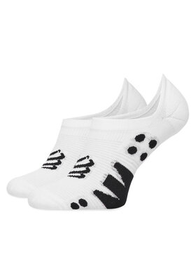 Compressport Compressport Skarpety stopki unisex No Show XU00045 Biały
