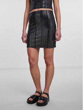 Pieces Pieces Fustă mini 17144526 Negru Regular Fit