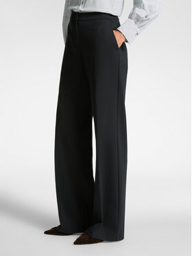 Elena Mirò Elena Mirò Pantaloni di tessuto P151P000341N033 Nero Over Fit