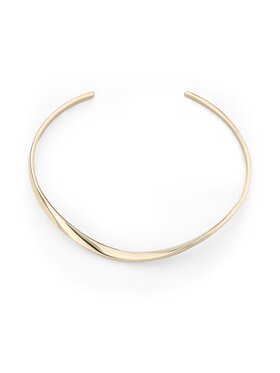 Rosefield Rosefield Bransoletka Twisted Bangle Gold Złoty