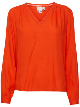 ICHI ICHI Bluse 20120243 Orange Regular Fit