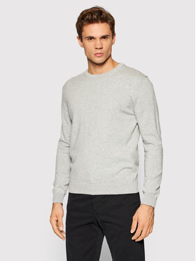 United Colors Of Benetton United Colors Of Benetton Пуловер 1098U1I76 Сив Regular Fit