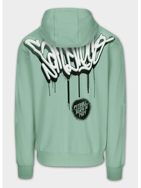 PITBULL PITBULL Bluza GRAFFITI Zielony Regular Fit