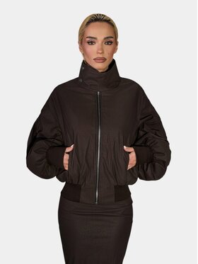 MADE BY SOCIETY MADE BY SOCIETY Kurtka anorak Jacheta KAIA - J27659 Brązowy Basic Fit
