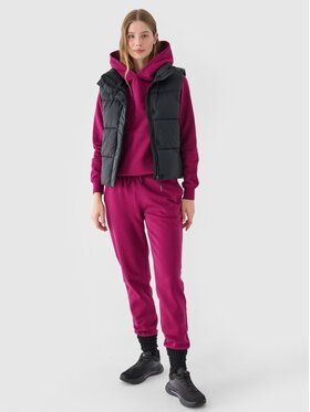 4F 4F Teplákové nohavice 4FWMM00TTROF1137-51S Fialová Regular Fit