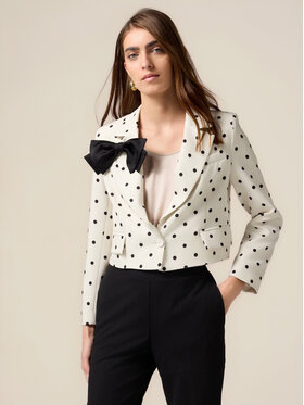 Oltre Oltre Kurtka outdoor R222R002326N021 Biały Cropp Fit