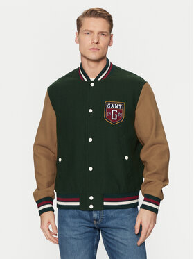 Gant Gant Μπόμπερ μπουφάν Varsity 7006483 Πράσινο Regular Fit
