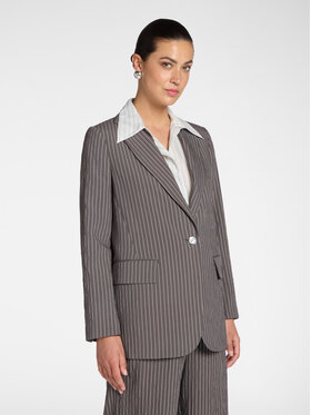 Elena Mirò Elena Mirò Giacca di transizione Q145P100087N051 Grigio Slim Fit