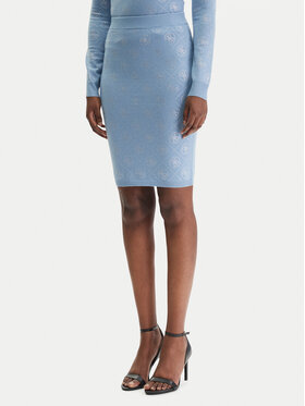 Guess Guess Cпідниця-міні W6RD0O Z3JD2 Блакитний Regular Fit