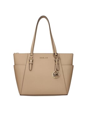 Michael Kors Michael Kors Torebka Beige Leather Shoulder Beżowy