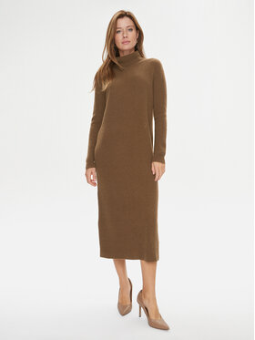 Tommy Hilfiger Tommy Hilfiger Trikotažinė suknelė WW0WW39925 Ruda Relaxed Fit