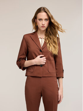 Motivi Motivi Giacca di transizione Q067Q001086N022 Marrone Regular Fit