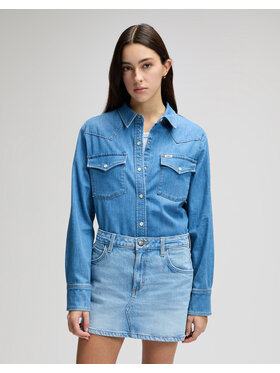 Lee Lee Koszula REGULAR WESTERN SHIRT Niebieski Regular Fit