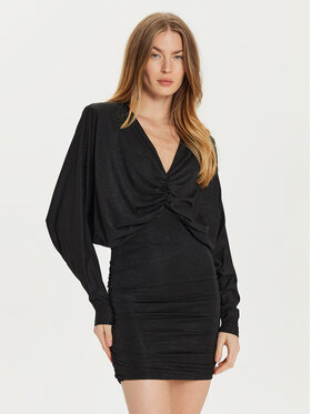 PINKO PINKO Koktejlové šaty 104501 A29I Čierna Regular Fit