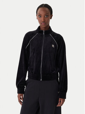 KARL LAGERFELD KARL LAGERFELD Mikina B1W20029 Černá Regular Fit