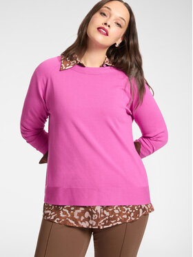Elena Mirò Elena Mirò Maglione M525Z400547N006 Rosa Regular Fit