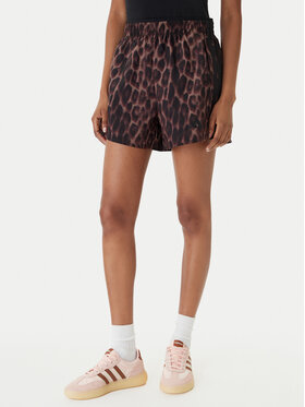 adidas adidas Športne kratke hlače Workout Essentials Leopard Woven JZ4935 Rjava Regular Fit