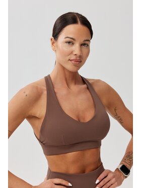 ROUGH RADICAL ROUGH RADICAL Biustonosz sportowy LIVI SPORTS BRA Brązowy