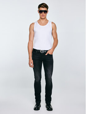 BIG STAR BIG STAR Jeansy TERRY Czarny Slim Fit