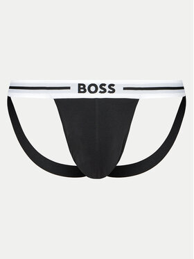 Boss Set 3 Parov Slipov Jock Strap 50517823 Črna