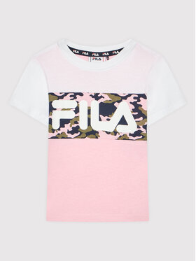 Fila Fila T-Shirt Thea Aop 689074 Růžová Regular Fit