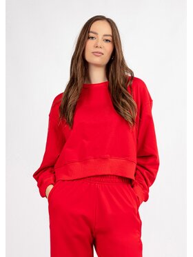 DKaren Sport DKaren Sport Bluza DK-K-B23 Czerwony Classic Fit