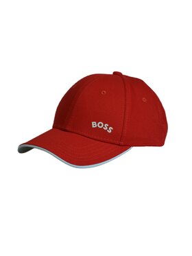 BOSS BOSS Czapka z daszkiem Bold-Curved Baseball Cap Czerwony