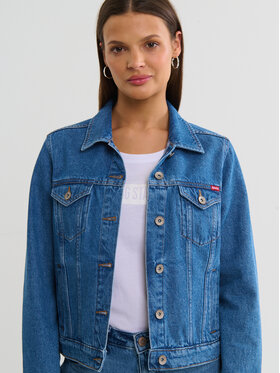 BIG STAR BIG STAR Kurtka jeansowa JANE Niebieski Basic Fit