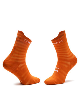 Compressport Visoke Nogavice Unisex Pro Racing Socks V4.0 Ultralight Run High XU00050B Rdeča