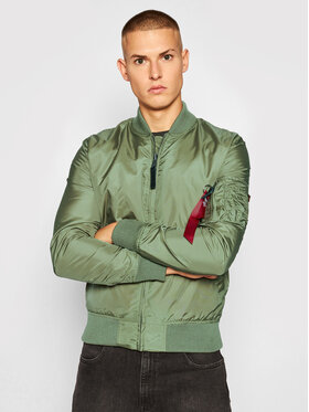 Alpha Industries Alpha Industries Kurtka bomber Ma-1 Tt 191103 Zielony Regular Fit
