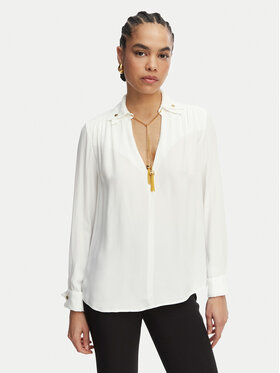 Elisabetta Franchi Elisabetta Franchi Blúz CA-159-62E2-V400 Fehér Regular Fit